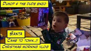 duhop Christmas morning gift and present opening vlog