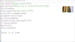 Class XII File Handling Flush function and strip function With program