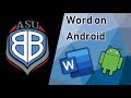 Installing Word on Your Android