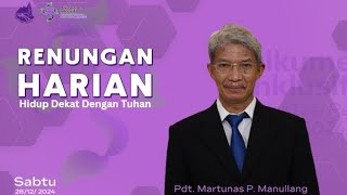 Renungan Harian Gereja HKBP Ressort Tebet - Sabtu, 28 Desember 2024