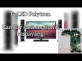 Tv led Polytron gambar slowmotion , berhenti berhenti