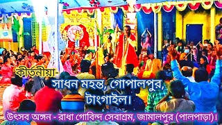 কীর্তনীয়া - সাধন মহন্ত, গোপালপুর, টাংগাইল। উৎসব অঙ্গন - রাধা গোবিন্দ সেবাশ্রম, জামালপুর।