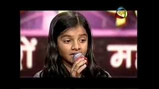 Arya Nandini singing in nehle pe dehla mega audition....