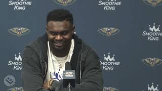 Zion Williamson on Loss Vs. Kings, Adjustments, New Teammates \u0026 Overcoming Tough Streaks