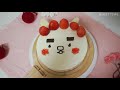 노 오븐 달고 부드러운 누빗 크림치즈 케이크 만들기 1분컷♡ how to make nubit cream cheese cake 1min ver.♡