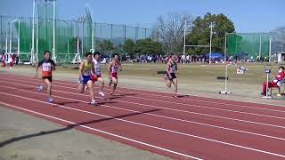 近江高校男子陸上競技部　岐阜経済１００ｍ①（中溝） 2018.3.17