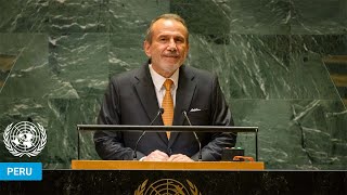 🇵🇪 Peru - Foreign Minister Addresses United Nations General Debate, 79th Session | #UNGA