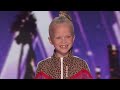 7-year-old Eseniia Mikheeva brings an ELECTRIFYING dance performance!  Qualifiers  AGT 2023