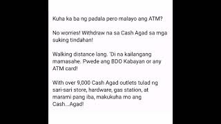 CASH AGAD MULA SA BDO #shorts