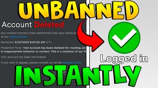 How To Get Unbanned From Roblox 2025 (New Method) How To Appeal Roblox Ban - PC/Mobile