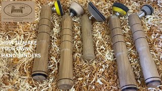 Woodturning a hand sander using my Carbide Chisels