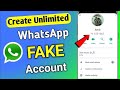 Whatsapp Fake Account Create | How To Create Whatsapp Fake Account