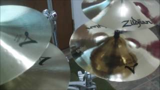 7 Different  Zildjian Splashes A \u0026 K 8\