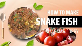 Myanmar Snake Fish Curry