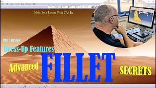 CATIA V5-6 R2022 Advanced Fillet Tutorial: Face-Face, Hold Curve & Tritangent
