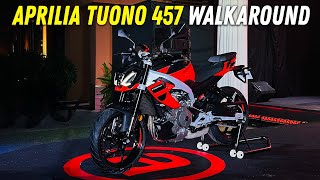 Aprilia Tuono 457 Walkaround Video | Design Highlights | Tech | Specifications