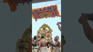 Sri Parthasarathy perumal and Swamy Embar after purappadu thiruvandhikkaapu 🙏#triplicane