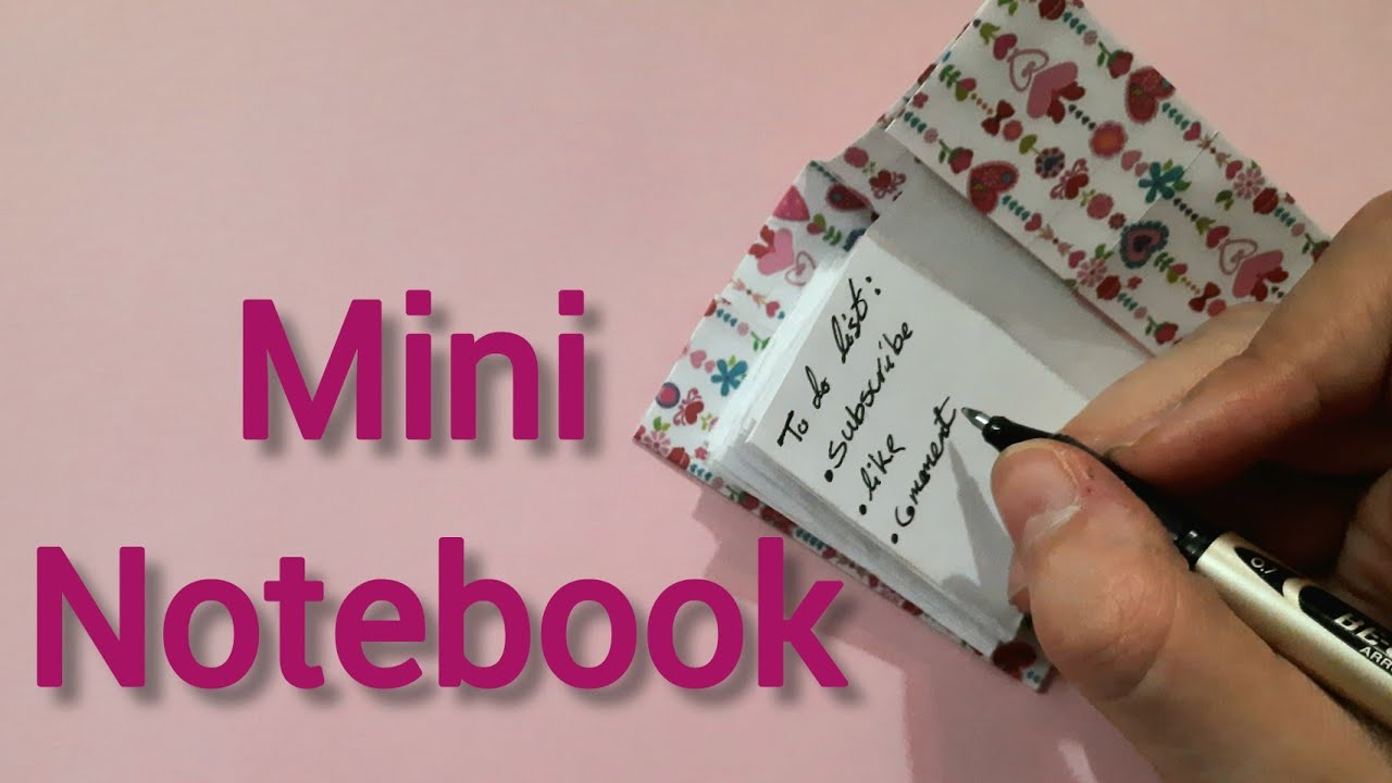 Mini Notebook Tutorial Easy Notebook Youtube