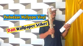 Perbedaan wallpaper vinyl dan wallpaper stiker