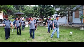 Kedatangan Rombongan Kelurahan Cimone Dipenginapan Villa Matahari Di Sawarna Beach