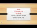 000 207 james mathematics reviewer exercises 4121 - 4140 with solutions