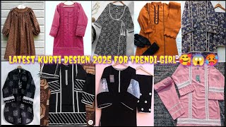 Latest kurti design 2025😱🥰 Most beautiful stylish kurti design #kurtiideas #trending #youtube #video