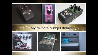 My favorite budget delays