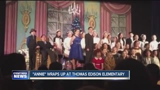 Annie wraps up at Thomas Edison Elementary