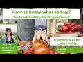 BASF Agricultural Science Policy Webinar – Food sustainability labelling explained