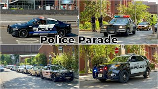 American Police Cars Shutdown Coventry In The UKs Largest Police Car Convoy - Motofest Coventry 2024