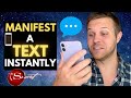 How to Manifest a Text From a Specific Person | THE FASTEST WAY [This Really Works!]