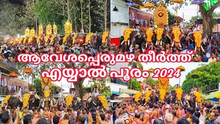 ആവേശപ്പെരുമഴ തീർത്ത് എയ്യാൽ പൂരം 2024 || എയ്യാൽ പൂരം 2024 ||