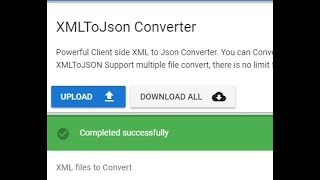 XML to JSON conversion , How to Bulk convert XML to Json