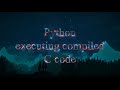 Python - Executing compiled C code