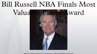Bill Russell NBA Finals Most Valuable Player Award