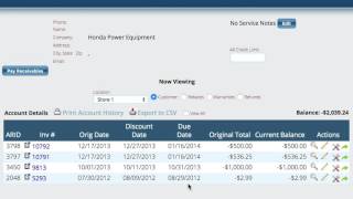 Paying an Account Receivable in Lizzy