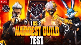 🔴Free Fire (1vs2 Live Guild Test) - Can You Join team Gujarat