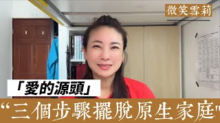 接納，重構，重生，三個步驟幫助你擺脫原生家庭的禁錮，擴展無限生命的豐盛及喜悅｜父母是生命的源頭，並非愛的源頭，所有愛的源頭是內在的神性｜靈性養神【微笑雪莉】