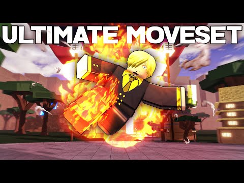 DESTROYING with SANJI ULTIMATE MOVESET in Roblox Sea Battlegrounds