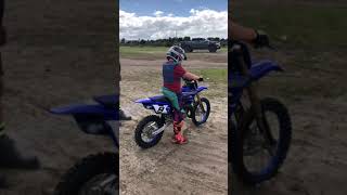 New Yamaha YZ85 at Ruakaka Race Track