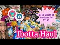 WALMART IBOTTA HAUL $111 IN PRODUCTS FOR $7.90! NEW BONUSES