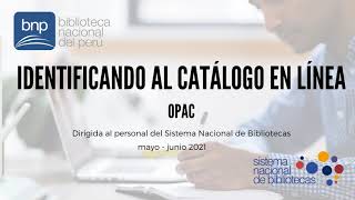 Identificando el catálogo en línea