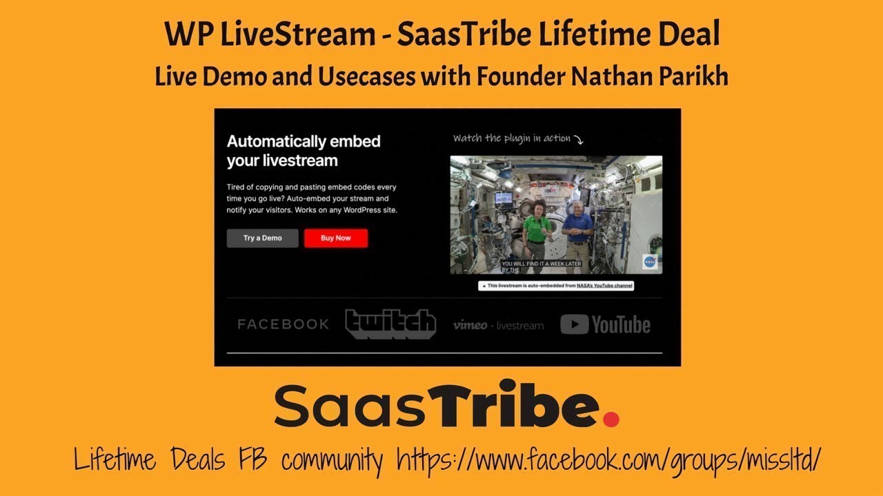 Wp Livestream Wordpress Live Stream Plugin Youtube