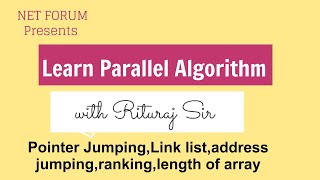 Parallel algorithm lecture 8: pointer jumping in PRAM Model