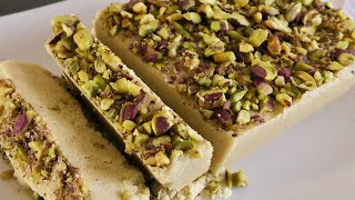 Easy Halva Shekari - Halva Ardeh - Sesame Tahini Halva - آموزش درست کردن حلوا ارده