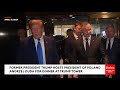 JUST IN Trump Welcomes Poland's President Andrzej Duda To Trump Tower For Dinner