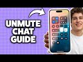 How To Unmute Conversation On iPhone 2026 (Step-By-Step Tutorial)