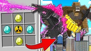 Evolucioné a GODZILLA y KONG en Minecraft! PELICULA COMPLETA