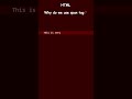 HTML・Why Do We Use Span Tag? #html #spantag