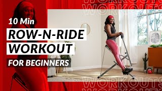 10 Minute Row and Ride Workout for Beginners | Rowing Workout